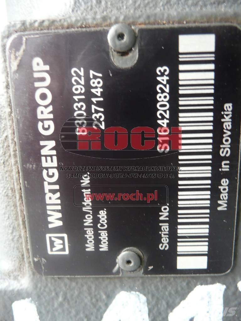 Wirtgen 83031922 2371487 Hidráulica