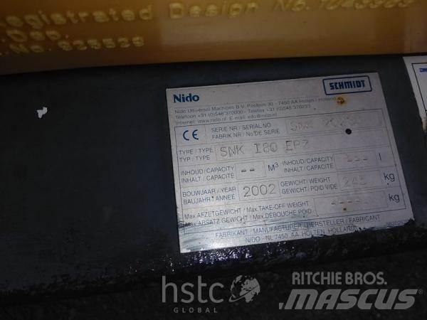 Schmidt NIDO SNK 180 EPZ Lâminas de neve e arados
