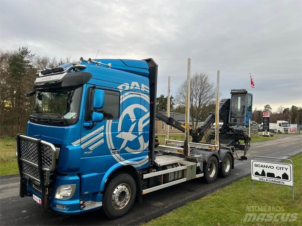 DAF XF530 FAT 6x4 Caminhões de transporte de troncos