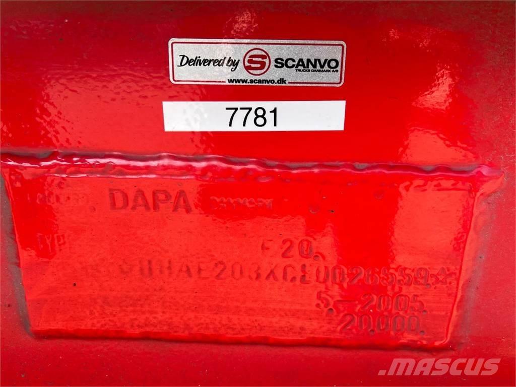Dapa 20 ton wirehejs Reboques desmontáveis