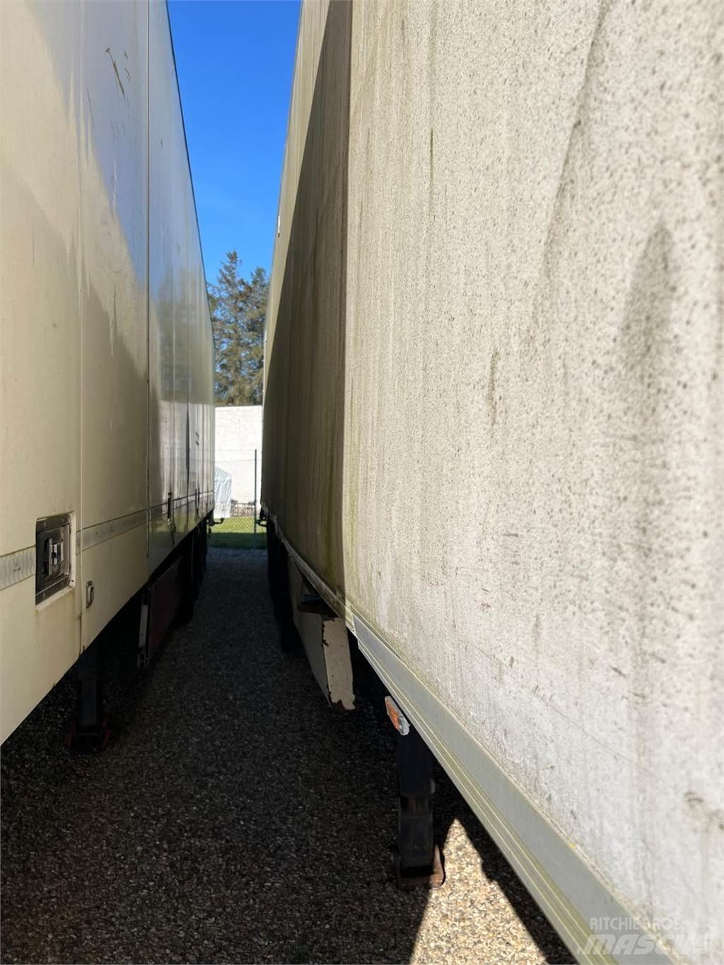 Krone 13,6 mtr boks Semi-Reboques Caixa Fechada