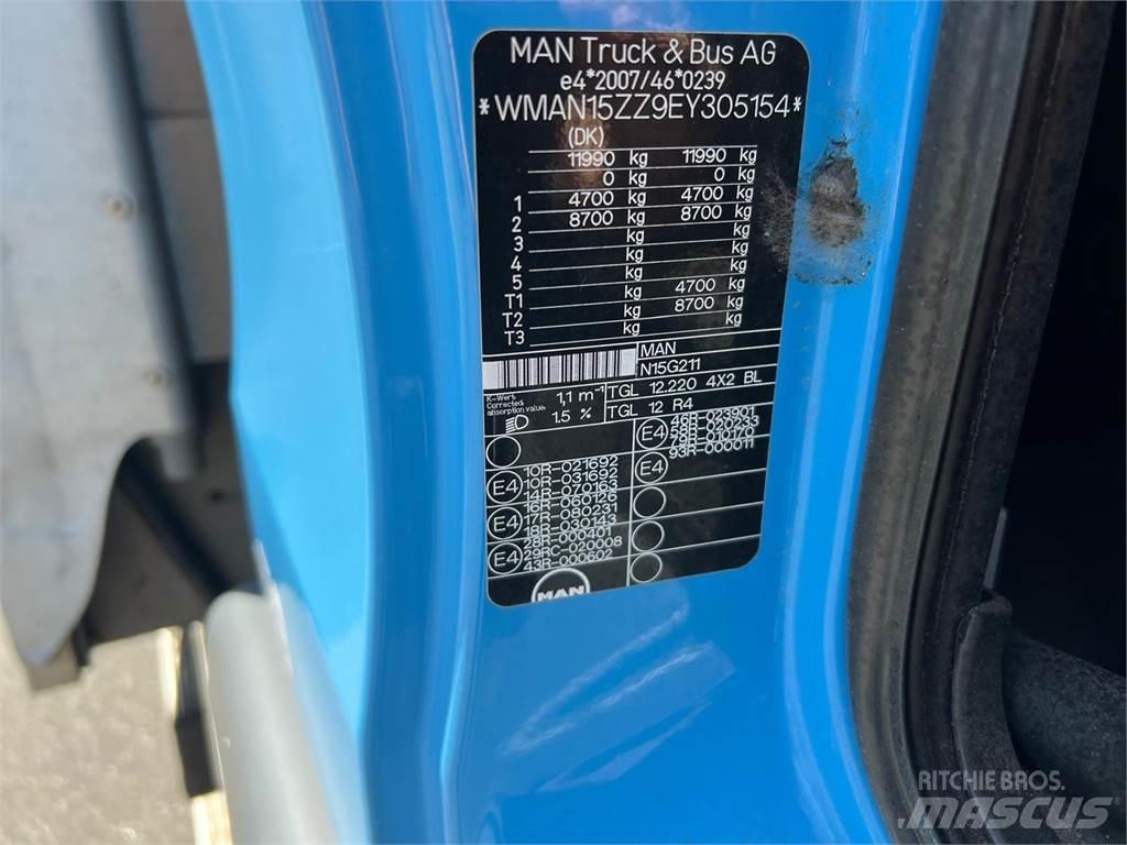 MAN TGL 12-220 BL Camiões caixa cortinas laterais