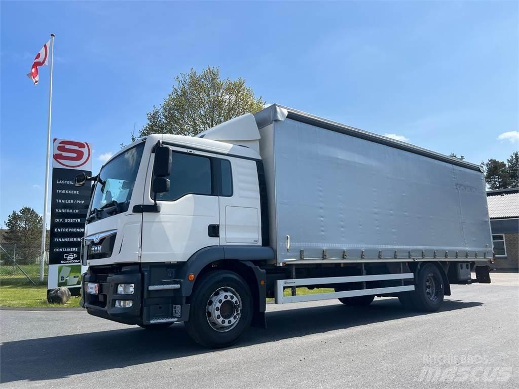 MAN TGM 18-340 BL Camiões caixa cortinas laterais