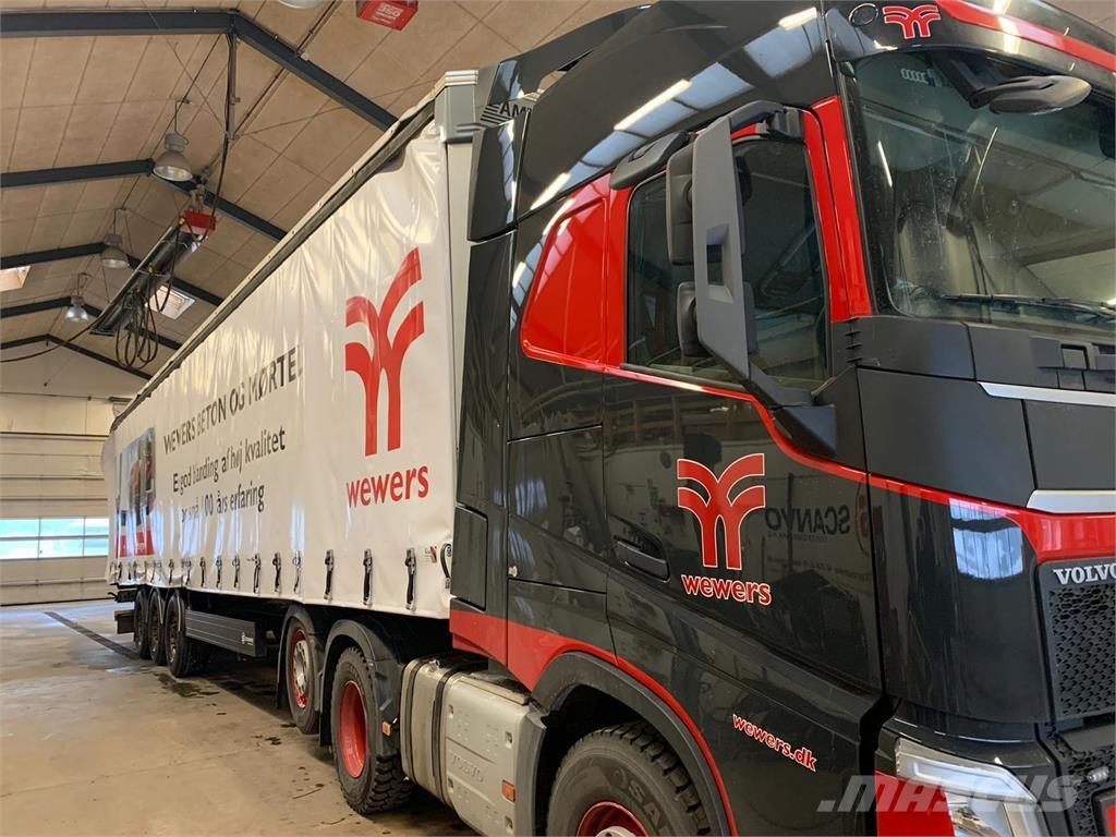  MTDK 13,6 mtr Semi Reboques Cortinas Laterais