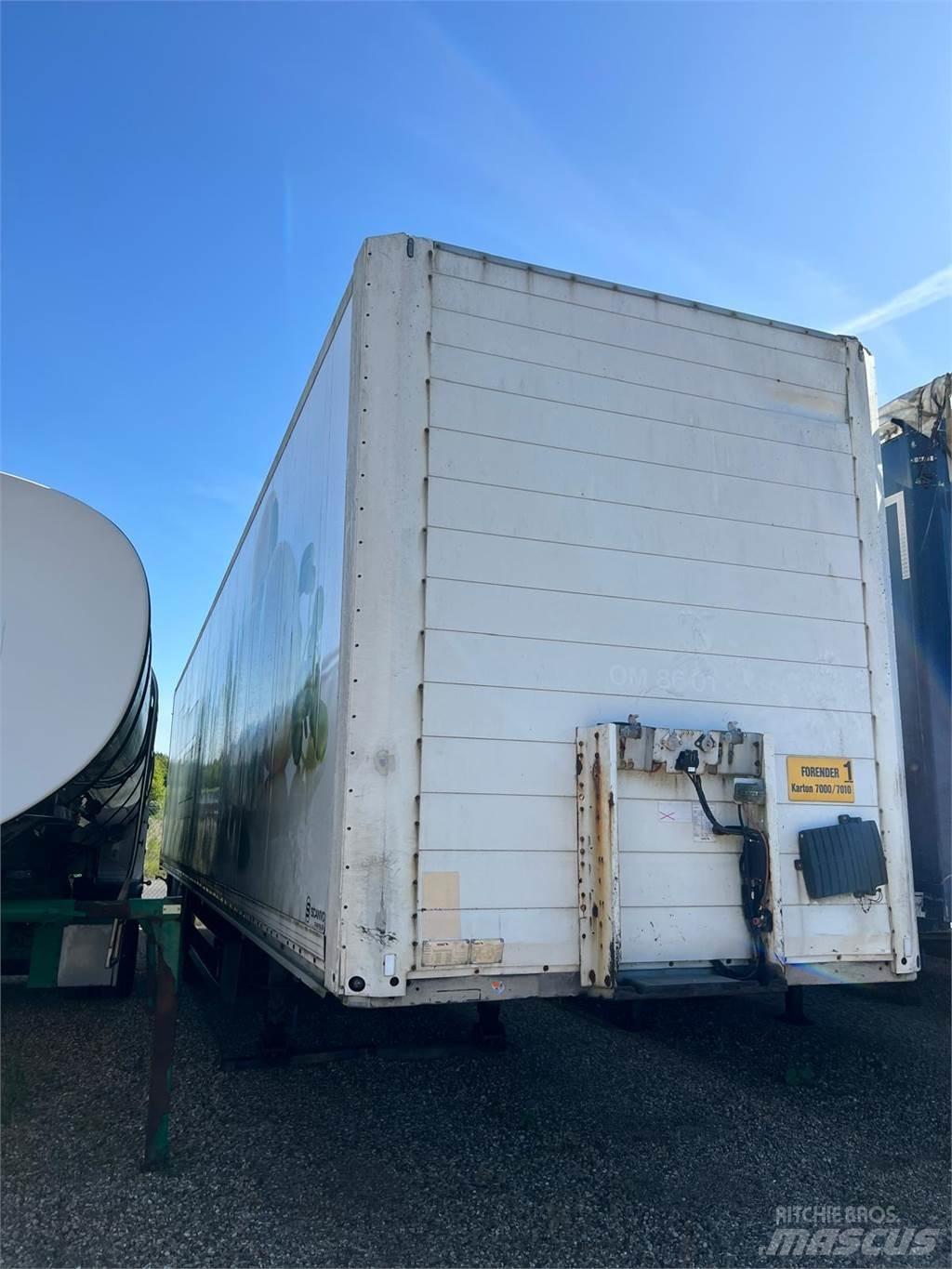 Schmitz 13,6 mtr boks Semi-Reboques Caixa Fechada