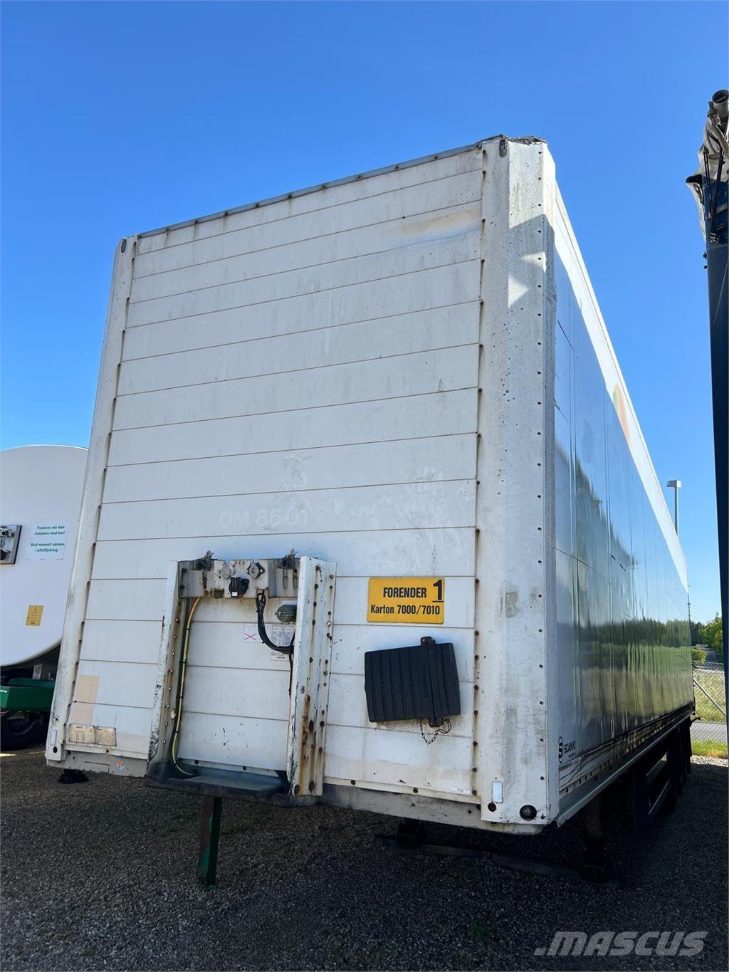 Schmitz 13,6 mtr boks Semi-Reboques Caixa Fechada