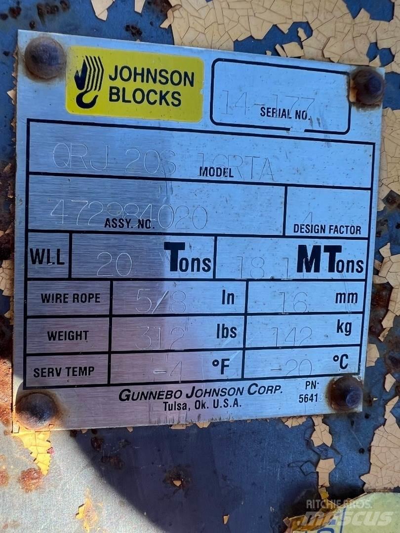 Johnson  Peças e equipamento de gruas