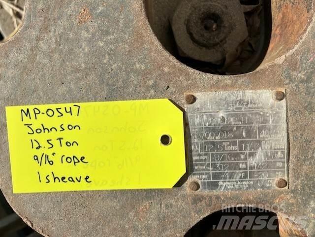Johnson  Peças e equipamento de gruas