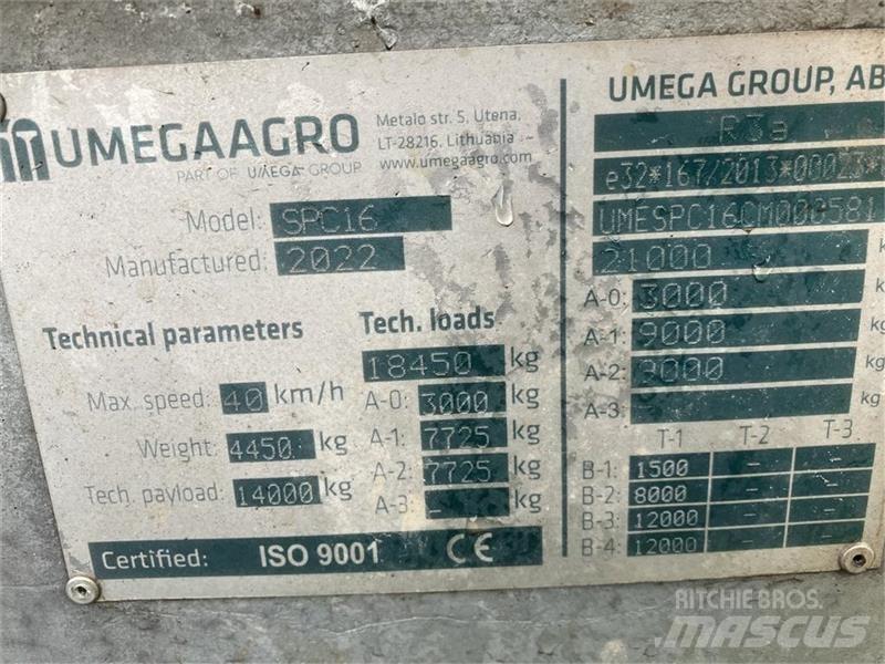 Mi spc 16 Reboques Agrícolas basculantes