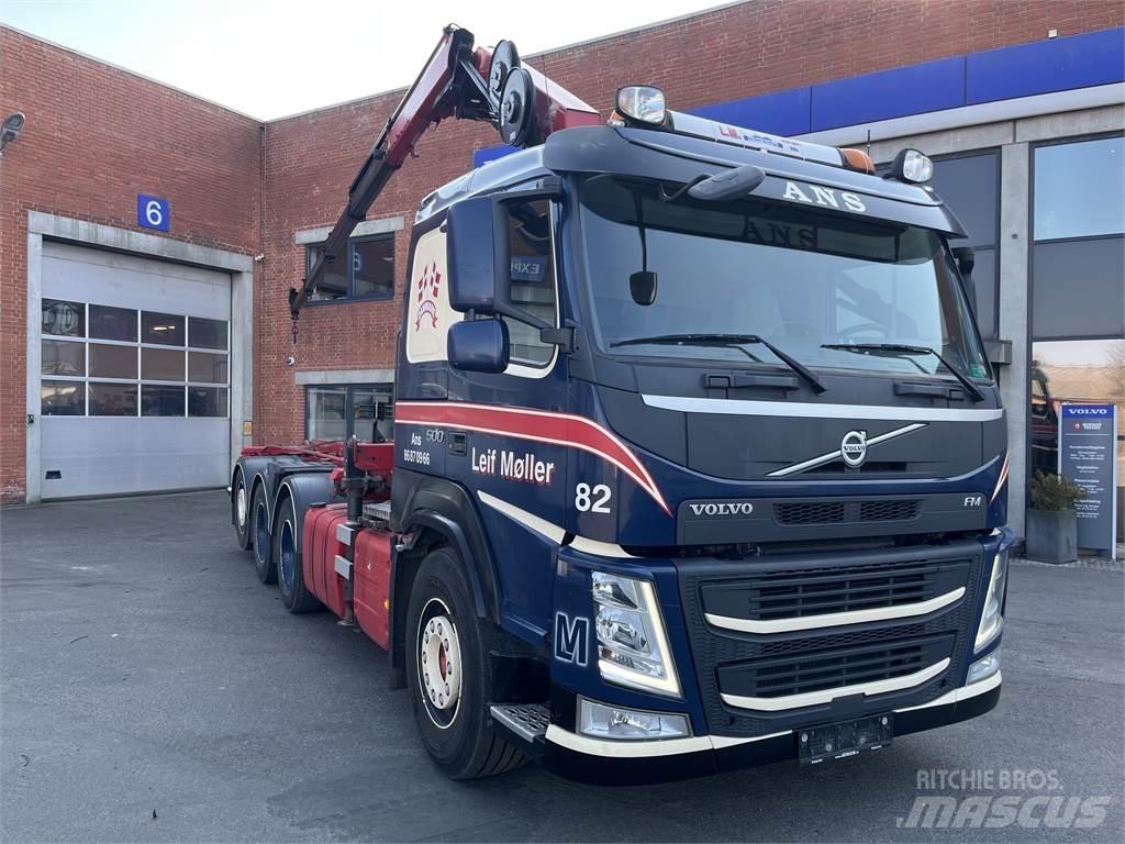 Volvo FM Camiões caixa desmontável com elevador de cabo