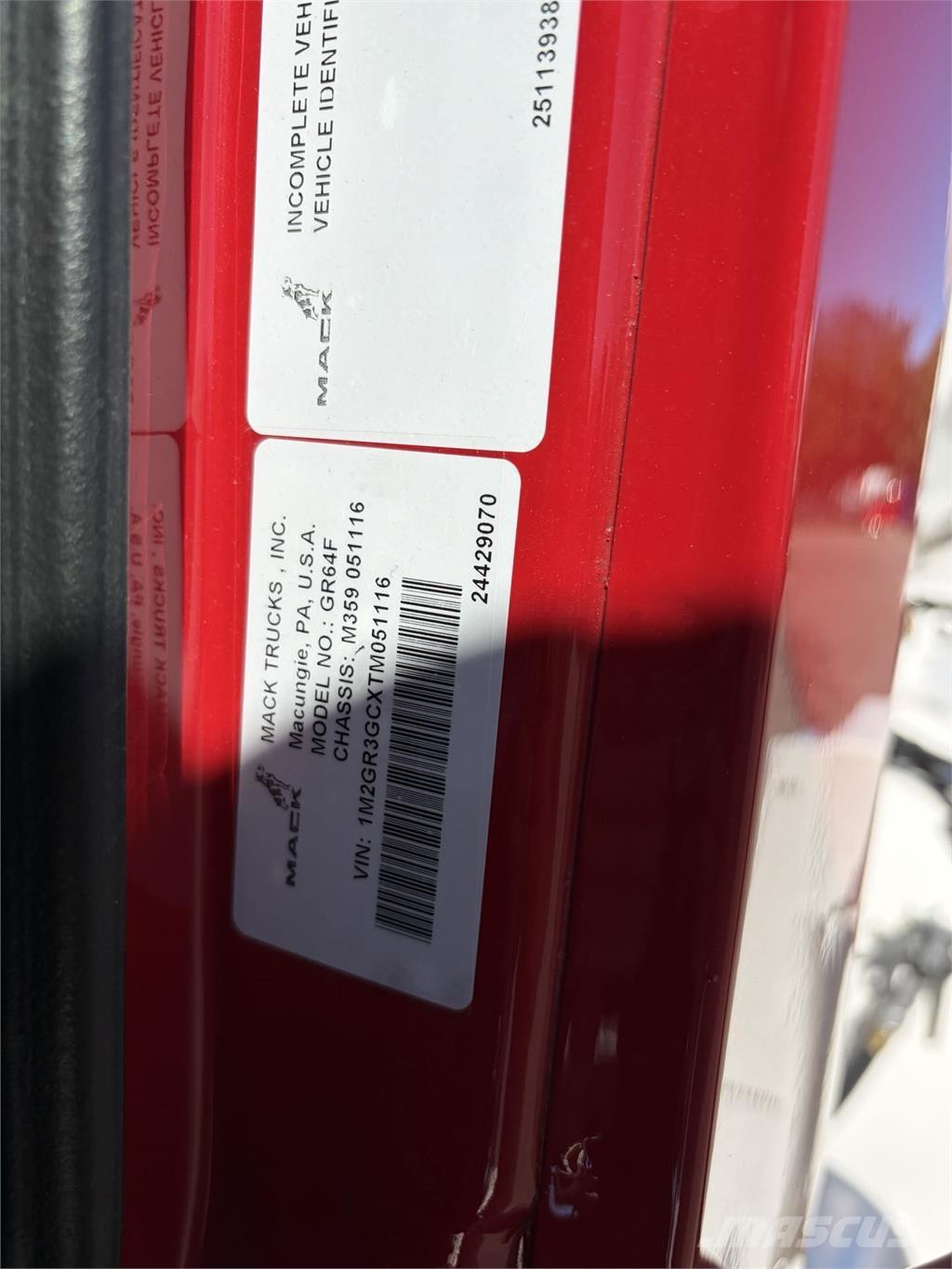 Mack GR64FR Caminhões de betonagem