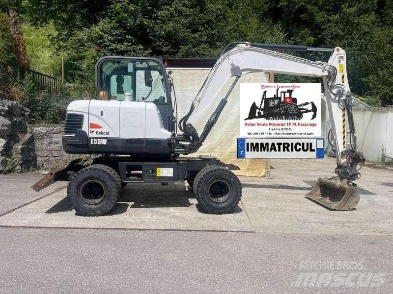 Bobcat E55W Escavadoras de rodas