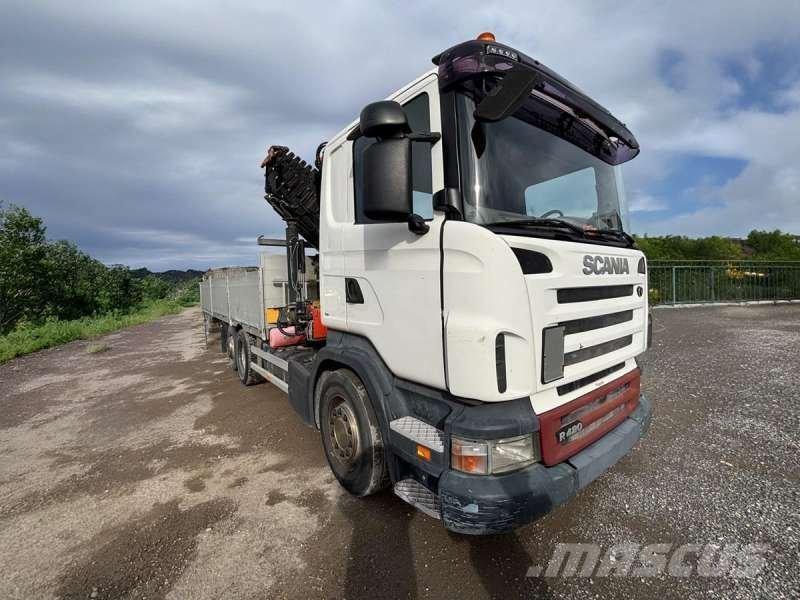 Scania R420 Camiões estrado/caixa aberta