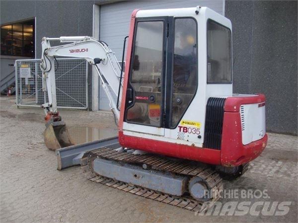 Takeuchi TB035 Miniescavadeiras