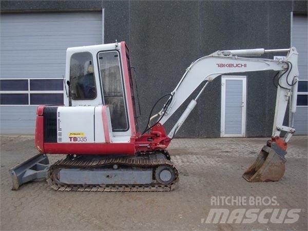 Takeuchi TB035 Miniescavadeiras