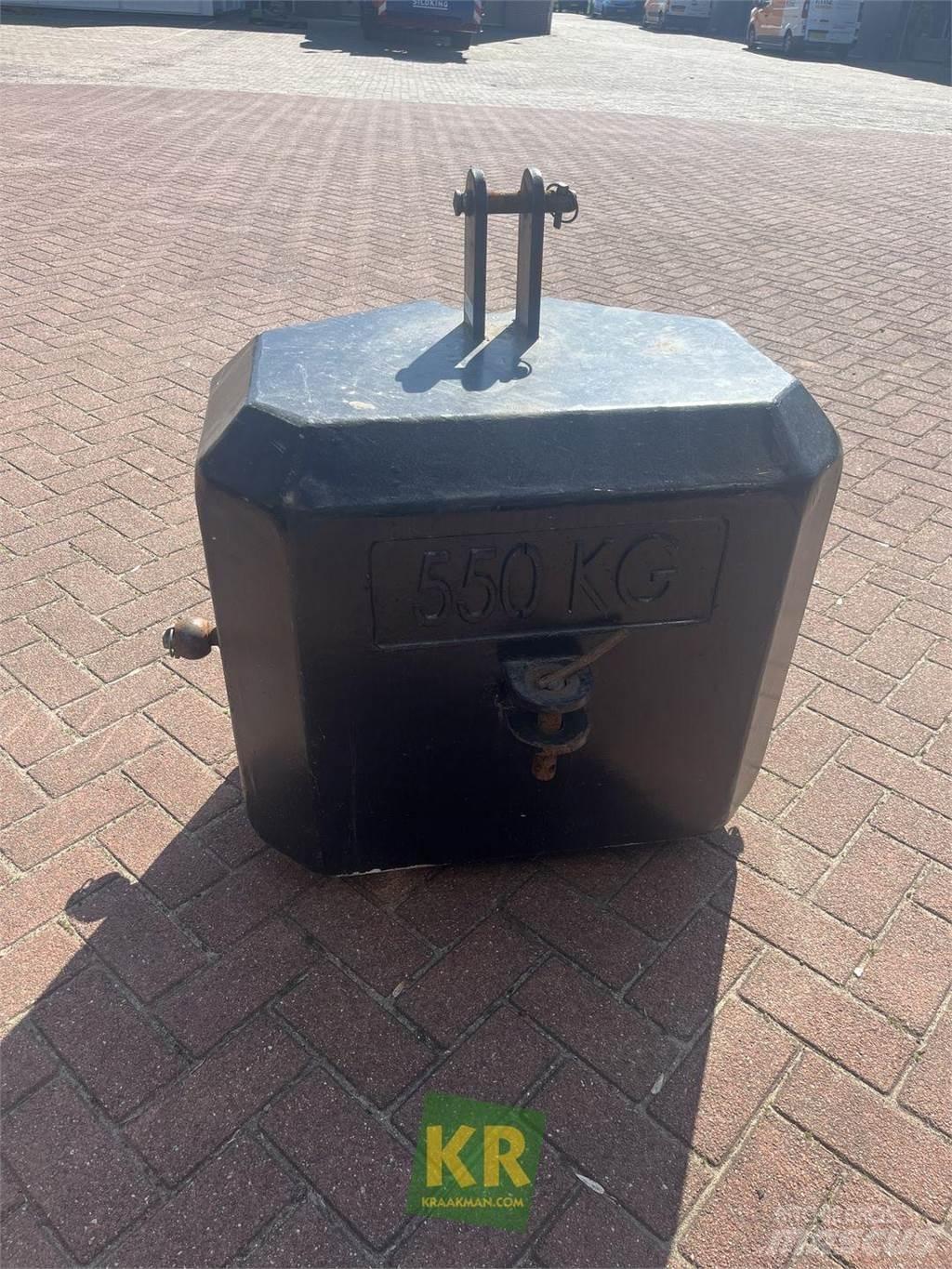  Overige gewichten Pesos Frontais