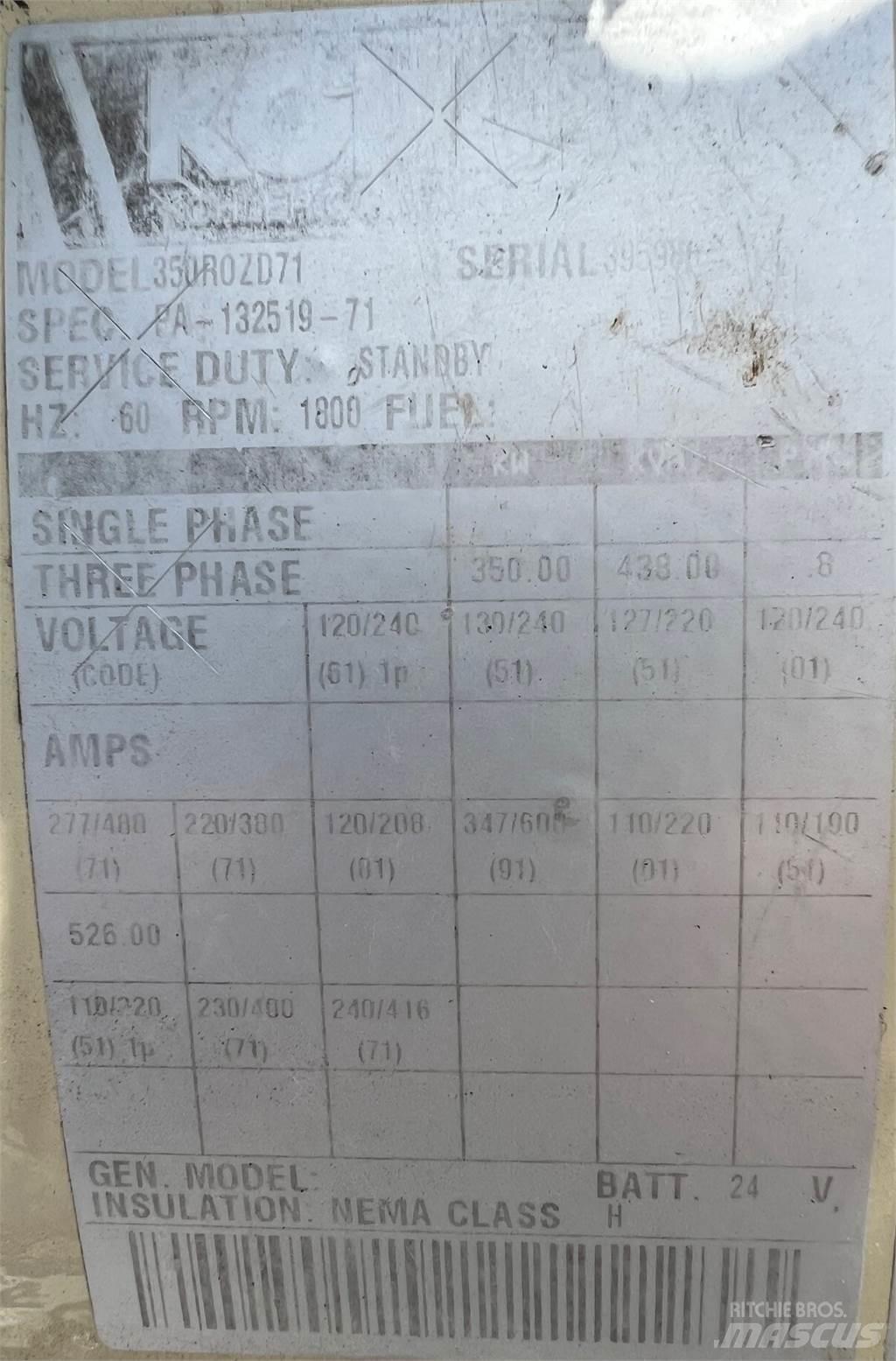 Kohler 350kW Outros Geradores