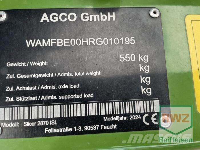 Fendt Slicer 2870 ISL Gadanheiras