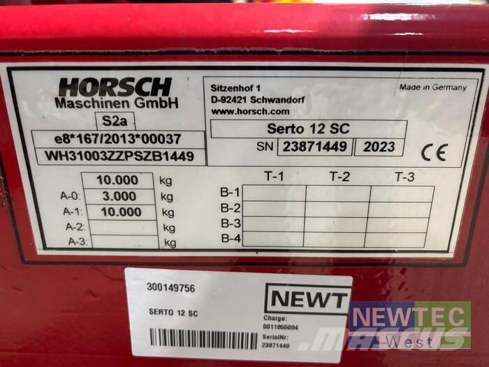 Horsch SERTO 12 SC Perfuradoras