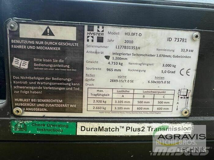 Hyster H3.0FT Empilhadores - Outros