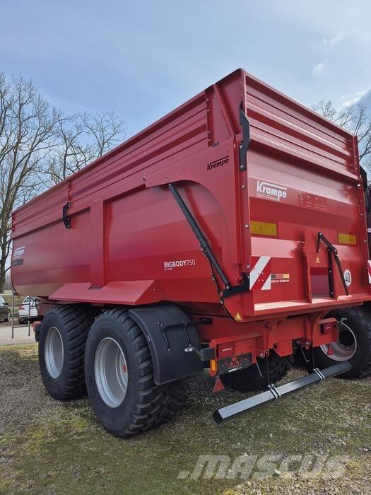 Krampe BIG BODY 750 Reboques Agrícolas basculantes