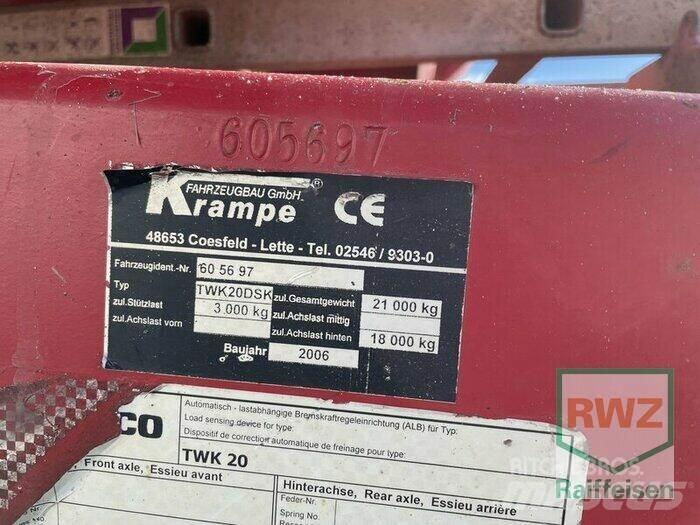 Krampe TWK20DSK / HD550 Reboques Agrícolas basculantes