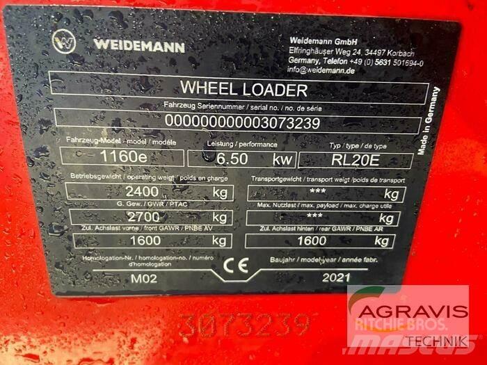Weidemann 1160E Carregadeiras de rodas