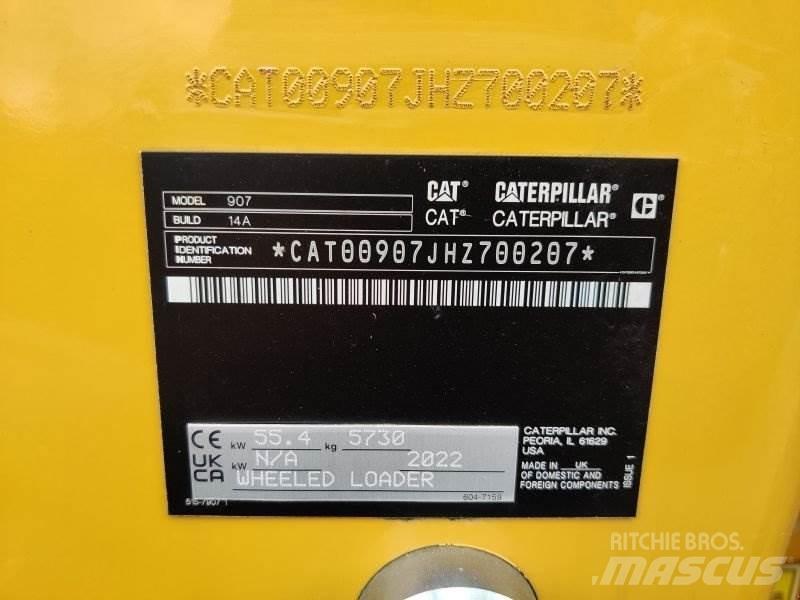 CAT 907 Carregadeiras de rodas