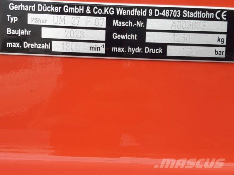 Dücker UM 27 Centrifugadoras de compostagem