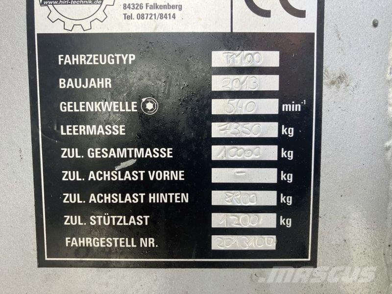  HIRL T110 Alimentadores de misturadoras