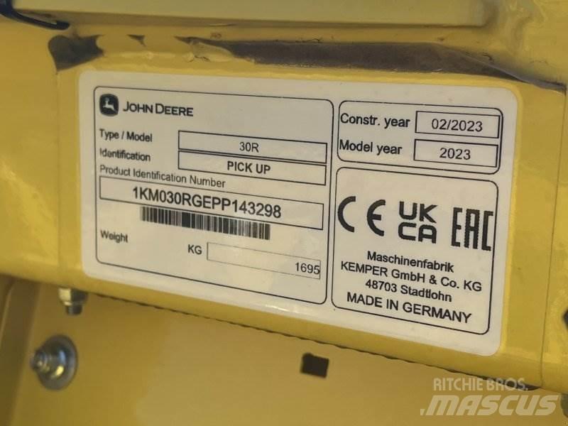 John Deere 30R Acessórios máquinas feno e forragem
