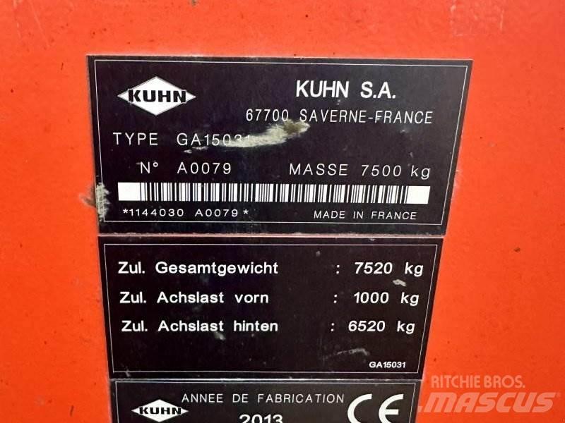 Kuhn GA 15031 Gadanheiras-fileiras