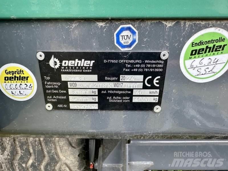 Oehler ZDK 80 Reboques Agrícolas basculantes
