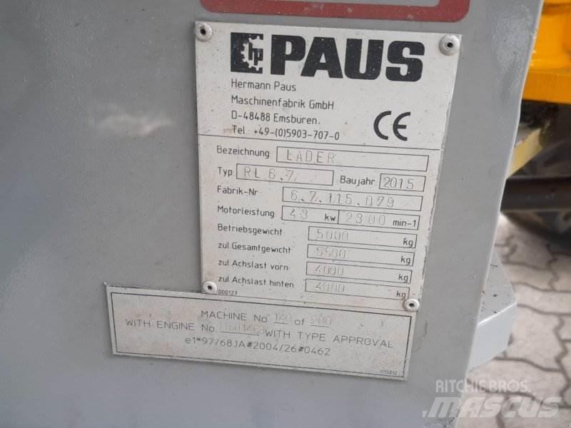 Paus RL 6.7 Carregadeiras de rodas