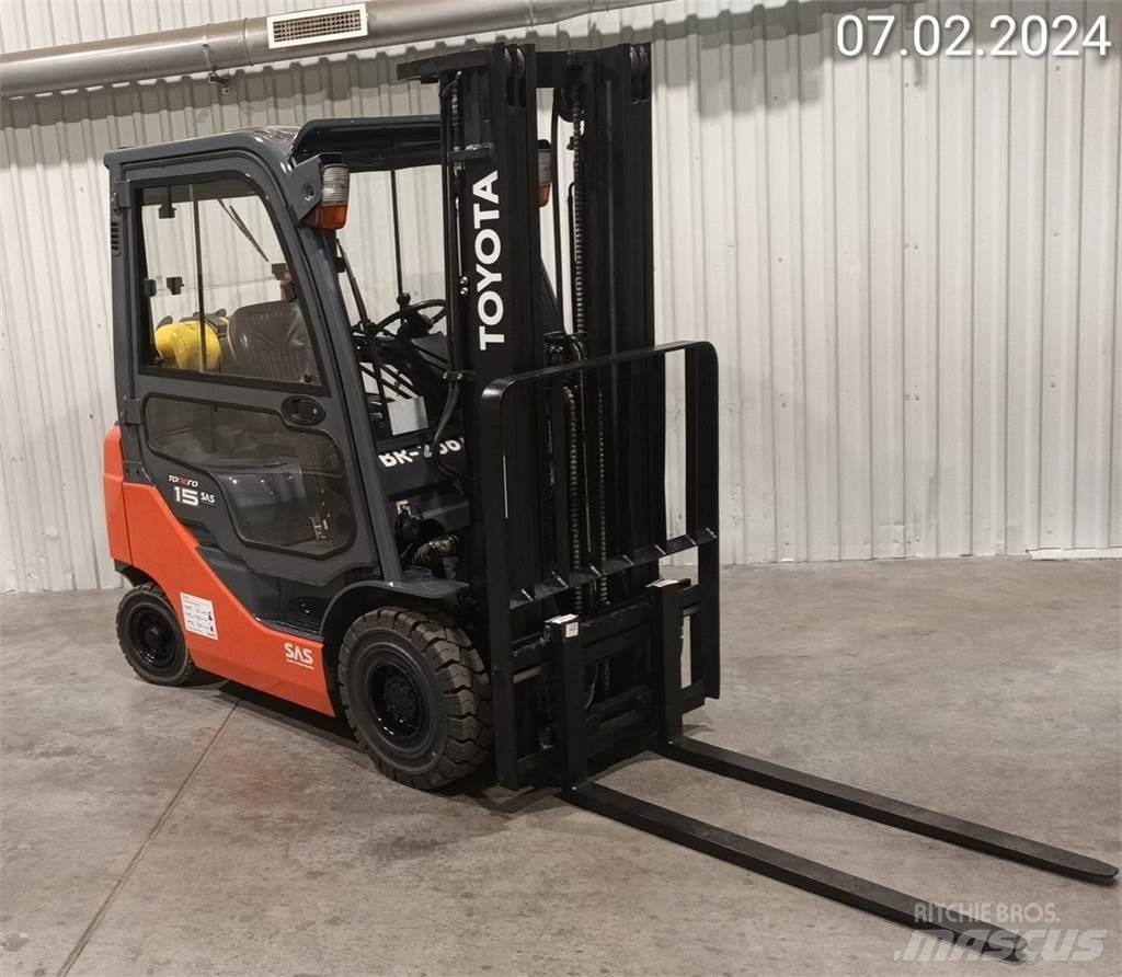 Toyota 02-8FGF15 Empilhadores a gás