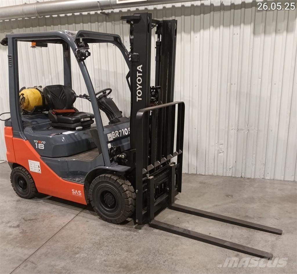 Toyota 02-8FGF18 Empilhadores a gás