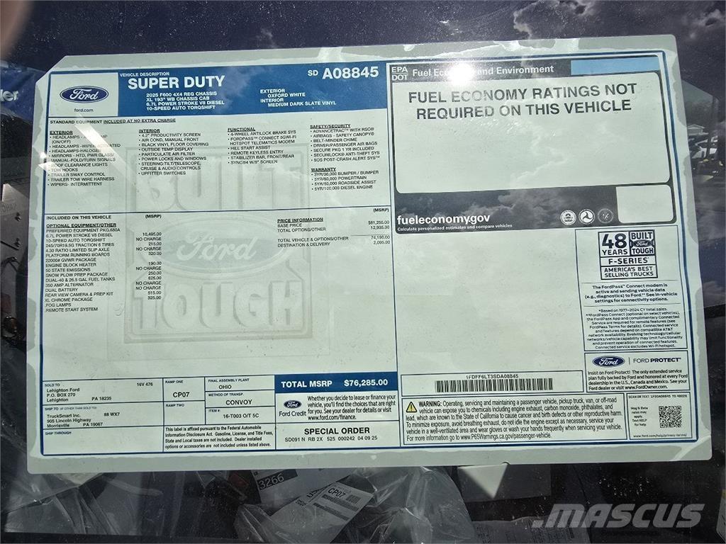 Ford F600 Camiões basculantes