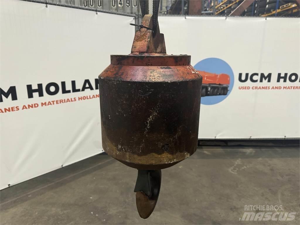  Hookball 7.2 ton Peças e equipamento de gruas