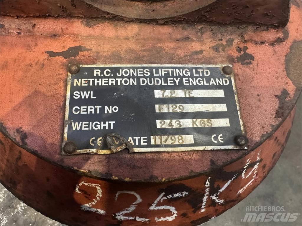  Hookball 7.2 ton Peças e equipamento de gruas