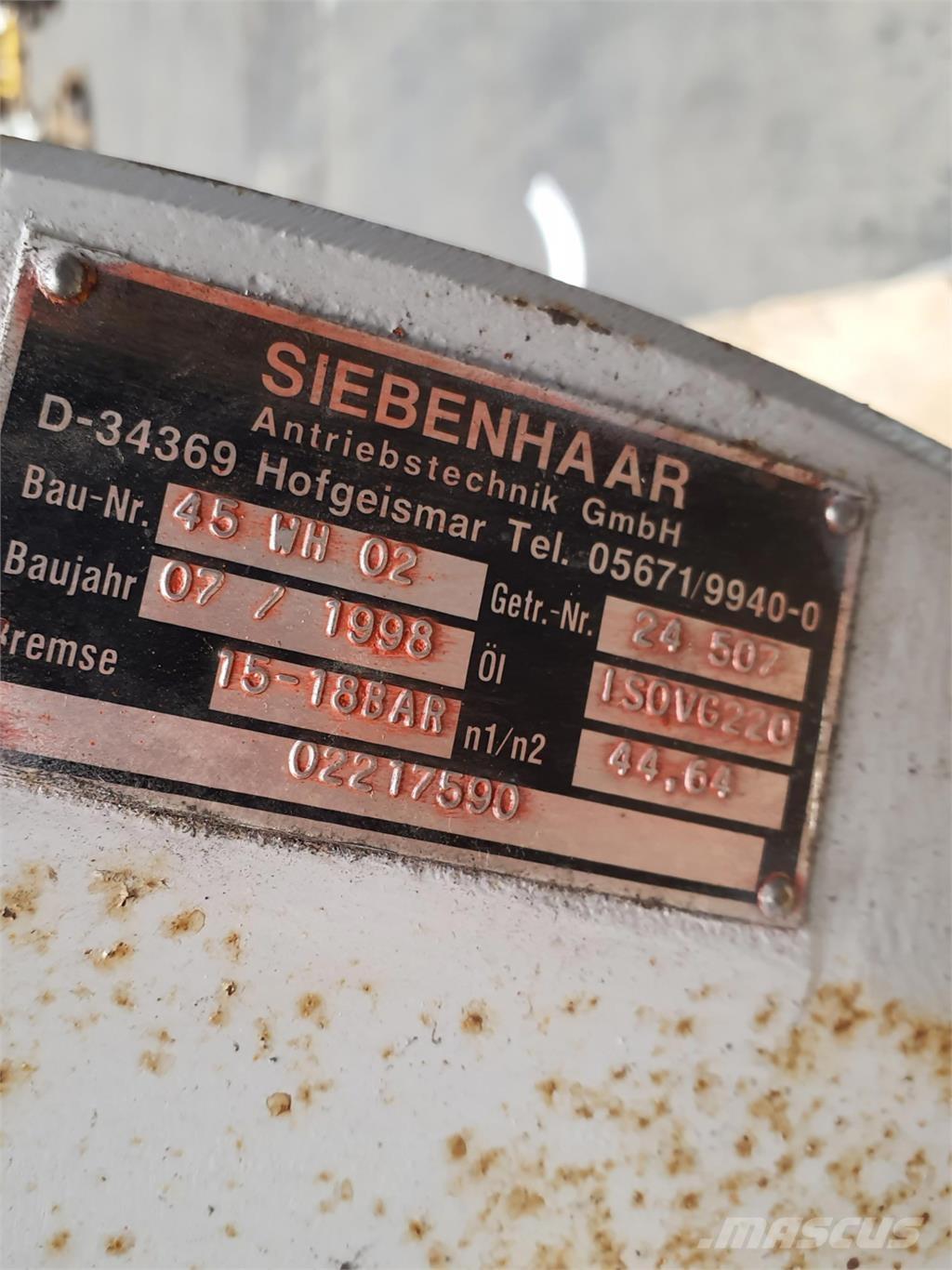 Krupp KMK 4060 winch Peças e equipamento de gruas