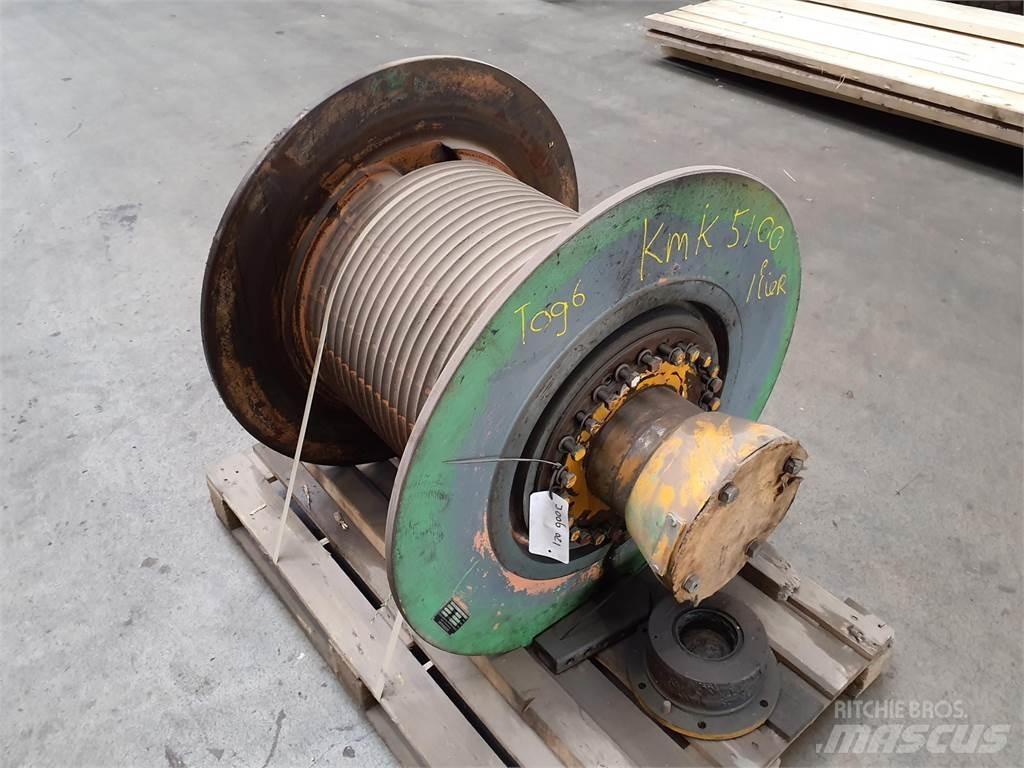 Krupp KMK 5100 winch Peças e equipamento de gruas