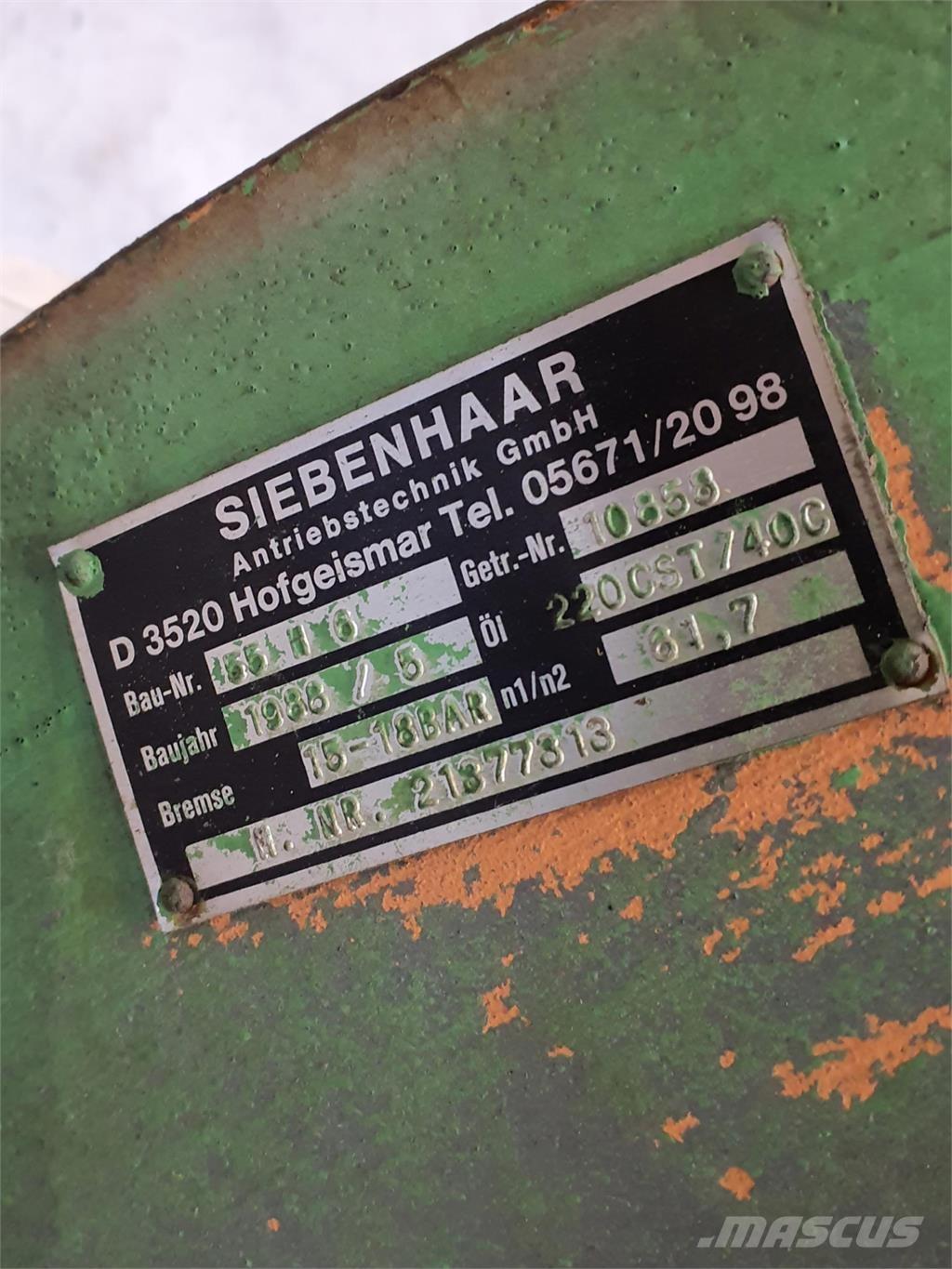 Krupp KMK 5100 winch Peças e equipamento de gruas