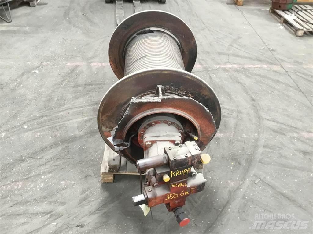 Krupp KMK 8350 winch Peças e equipamento de gruas