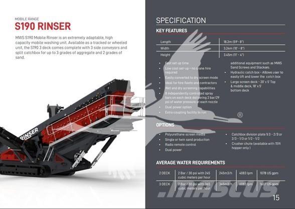 MWS S190 Construção - Outros
