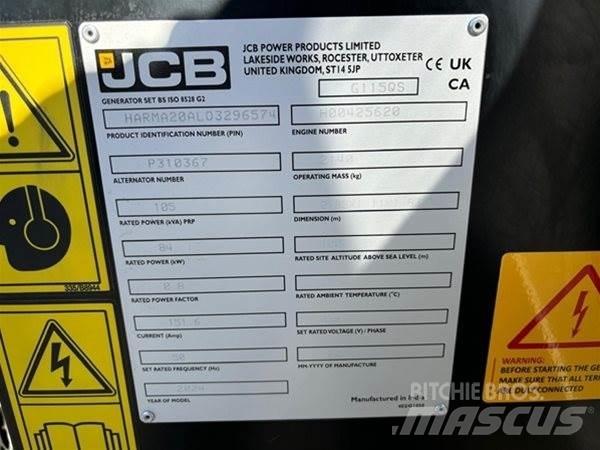 JCB G115QS Acessórios de betonagem