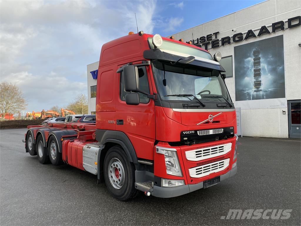Volvo FM500 Camiões caixa desmontável com elevador de cabo