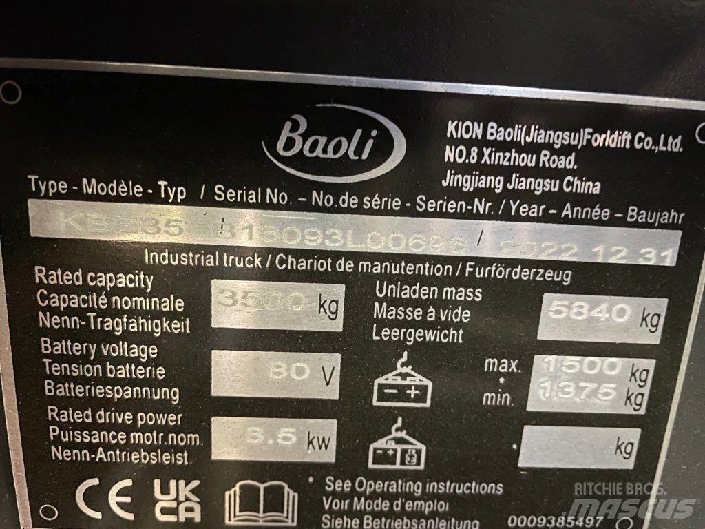 Baoli KBE35 Empilhadores eléctricos
