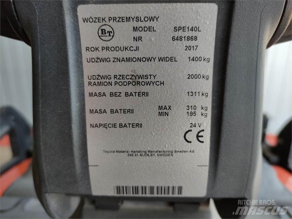 BT SPE140 L Empilhador para operador externo