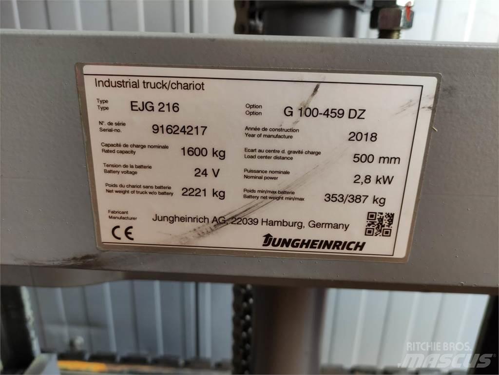Jungheinrich EJG216 Empilhador para operador externo
