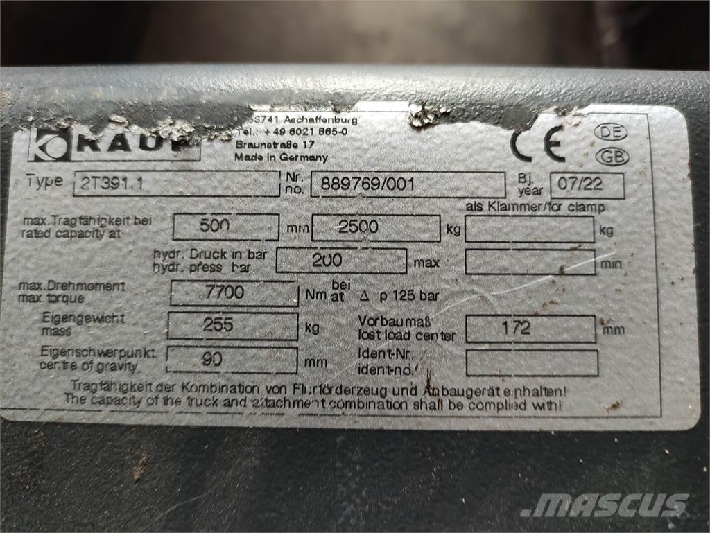 Kaup 2T391.1 Movimentação cargas - Outros
